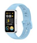 For Huawei Band 10 Nail Button Glossy Silicone Watch Band(Light Blue)