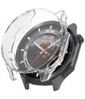 For OnePlus Watch 3 Electroplated TPU Full Coverage Watch Protective Case(Transparency)