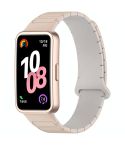 For Huawei Watch Band 10 / 10 NFC I-Shaped Magnetic Silicone Watch Band(Milk Tea White)