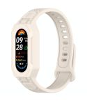 For Xiaomi Smart Band 9 / 8 / 7 / 6 / 5 Twill Integrated TPU Watch Band(Starlight)