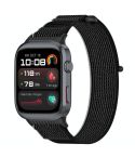 For Huawei Watch D2 Nylon Loop Hook and Loop Fastener Watch Band(Black Gray)
