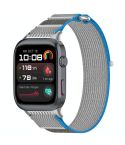 For Huawei Watch D2 Nylon Loop Hook and Loop Fastener Watch Band(Blue Gray)