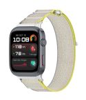For Huawei Watch D2 Nylon Loop Hook and Loop Fastener Watch Band(Yellow Gray)