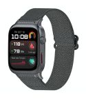 For Huawei Watch D2 Nylon Elastic Braided Watch Band(Dark Gray)