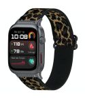 For Huawei Watch D2 Nylon Elastic Braided Watch Band(Leopard Print)