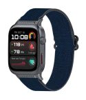 For Huawei Watch D2 Nylon Elastic Braided Watch Band(Midnight Blue)