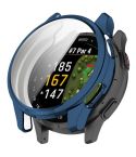 For Garmin Approach S50 Electroplated TPU Full Coverage Watch Protective Case(Blue)
