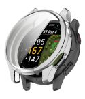 For Garmin Approach S50 Electroplated TPU Full Coverage Watch Protective Case(Silver)