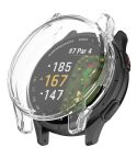 For Garmin Approach S50 Electroplated TPU Full Coverage Watch Protective Case(Transparent Color)