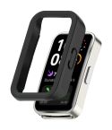 For Huawei Band 10 / 10 NFC / 9 / 9 NFC Half Coverage Hollow PC Watch Protective Case(Black)