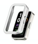 For Huawei Band 10 / 10 NFC / 9 / 9 NFC Half Coverage Hollow PC Watch Protective Case(Silver)