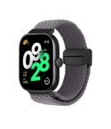 For Redmi Watch 5 / Xiaomi Smart Band 9 Pro Magnetic Buckle Loop Braided Watch Band(Gray)