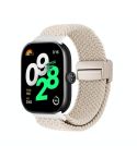 For Redmi Watch 5 / Xiaomi Smart Band 9 Pro Magnetic Buckle Loop Braided Watch Band(Starlight)