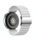 18mm Magnetic Buckle Reflective Nylon Watch Band(Reflective White)