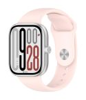 For Redmi Watch 5 / Xiaomi Smart Band 9 Pro Reverse Buckle Solid Color Silicone Watch Band(Light Pink)