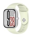 For Redmi Watch 5 / Xiaomi Smart Band 9 Pro Reverse Buckle Solid Color Silicone Watch Band(Light Green)