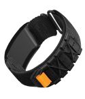 For WHOOP 4.0 Nylon Hook and Loop Fastener Watch Band(Black)