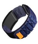 For WHOOP 4.0 Nylon Hook and Loop Fastener Watch Band(Midnight Blue)