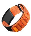 For WHOOP 4.0 Nylon Hook and Loop Fastener Watch Band(Orange)