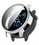 For Garmin Vivoactive 6 Tempered Film Integrated PC Watch Protective Case(Silver)