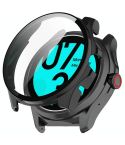 For Ticwatch Pro 5 Enduro Tempered Film Integrated PC Watch Protective Case(Black)
