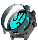 For Ticwatch Pro 5 Enduro Tempered Film Integrated PC Watch Protective Case(Pine Green)