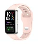 For Huawei Band 10 / 9 / 8 Dot Reverse Buckle Silicone Watch Band(Pink)