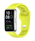 For Huawei Band 10 / 9 / 8 Dot Reverse Buckle Silicone Watch Band(Green)