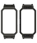 For Huawei Band 10 / 9 / 8 12mm Metal Frame Watch Protective Case(Black)