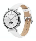 18mm Slim Genuine Leather Watch Band(White)