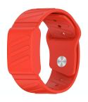 For WHOOP 4.0 Silicone Texture Watch Band(Red)