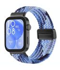 For Huawei Watch Fit 4 / Fit4 Pro / Fit3 Magnetic Buckle Loop Braid Watch Band(Ocean Blue)