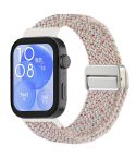 For Huawei Watch Fit 4 / Fit4 Pro / Fit3 Magnetic Buckle Loop Braid Watch Band(Starlight Color)