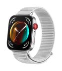 For Huawei Watch Fit 4 Pro / Fit 4 / Fit 3 Nylon Loop Hook and Loop Fastener Watch Band(Gray)