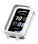 For Honor Band 10 PC Ear Half Coverage Hollow Watch Protective Case(White)