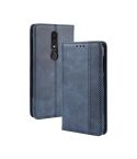 Magnetic Buckle Retro Crazy Horse Texture Horizontal Flip Leather Case for Nokia 4.2, with Holder & Card Slots & Photo Frame(Blue)