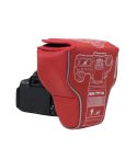 Waterproof Camera Bag Case Cover for Canon EOS M100 / M50 / M10 / M6 / M5 / M3(Red)