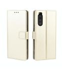 Retro Crazy Horse Texture Horizontal Flip Leather Case for Sony Xperia 2 , with Holder & Card Slots & Photo Frame(Gold)