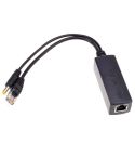 Power Over Ethernet Splitter 48V Input and 12V Output 48V PoE Splitter Adapter, Let 12V DC IP Camera Become POE Camera