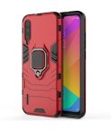 PC + TPU Shockproof Protective Case with Magnetic Ring Holder for Xiaomi CC9e / A3(Red)