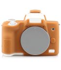 Richwell  Silicone Armor Skin Case Body Cover Protector for Canon EOS M50 Body Digital Camera(Brown)