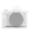 Richwell  Silicone Armor Skin Case Body Cover Protector for Canon EOS M50 Body Digital Camera(White)