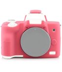 Richwell  Silicone Armor Skin Case Body Cover Protector for Canon EOS M50 Body Digital Camera(Pink)