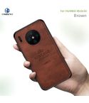 For Huawei Mate 30 PINWUYO Shockproof Waterproof Full Coverage PC + TPU + Skin Protective Case(Brown)