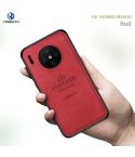 For Huawei Mate 30 PINWUYO Shockproof Waterproof Full Coverage PC + TPU + Skin Protective Case(Red)