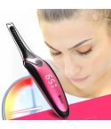 Duosi DY-102 Portable Pen Style Heated Long-Lasting Electric Ironing   Eyelash Curler USB Rechargeable Electric Heated Makeup   Curling Clip