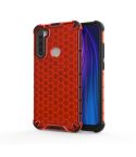 For Redmi Note 8 Shockproof Honeycomb PC + TPU Case(Red)