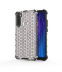 For Redmi Note 8 Shockproof Honeycomb PC + TPU Case(White)