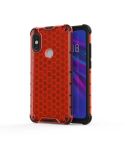 For Xiaomi Redmi Note5/Note5 Pro Shockproof Honeycomb PC + TPU Case(Red)