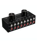 B026 6 Input 2 Output Or 2 Input 6 Output Audio Signal Source Selection Switcher RCA Port